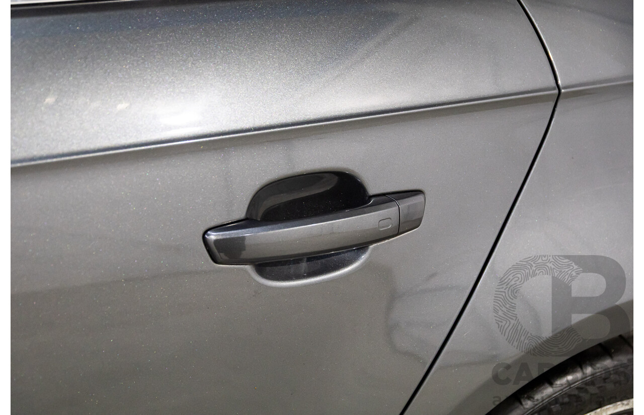 2/2015 Audi A3 Sportback S-Line 1.8 TFSI Quattro (AWD) Ambition 8V MY15 5d Hatchback Daytona Grey Pearl Turbo 1.8L