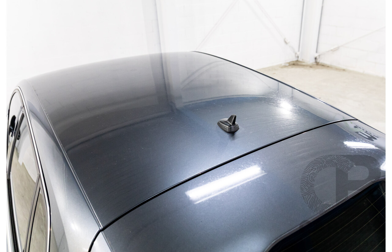 2/2015 Audi A3 Sportback S-Line 1.8 TFSI Quattro (AWD) Ambition 8V MY15 5d Hatchback Daytona Grey Pearl Turbo 1.8L