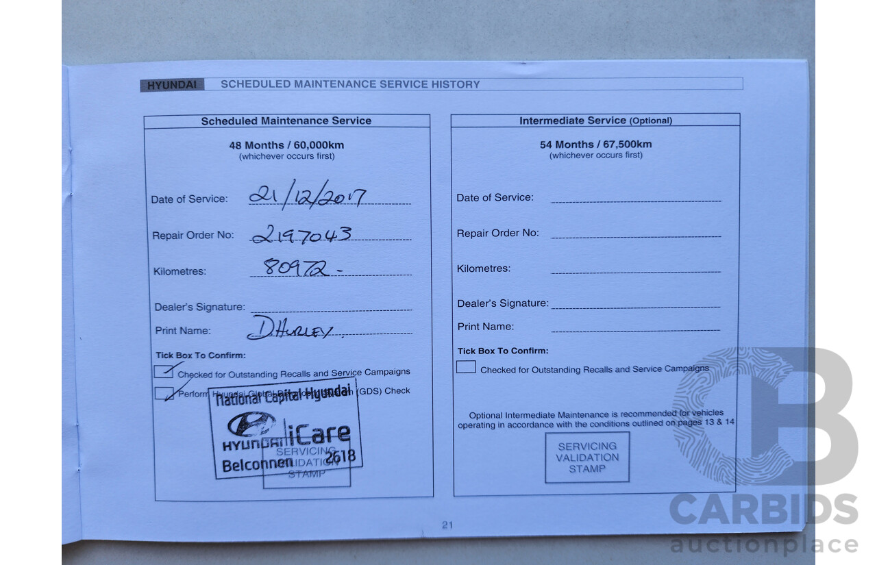 3/2014 Hyundai i30 Trophy GD MY14 5d Hatchback Blue 1.8L