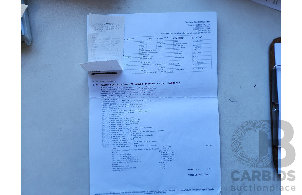 3/2014 Hyundai i30 Trophy GD MY14 5d Hatchback Blue 1.8L