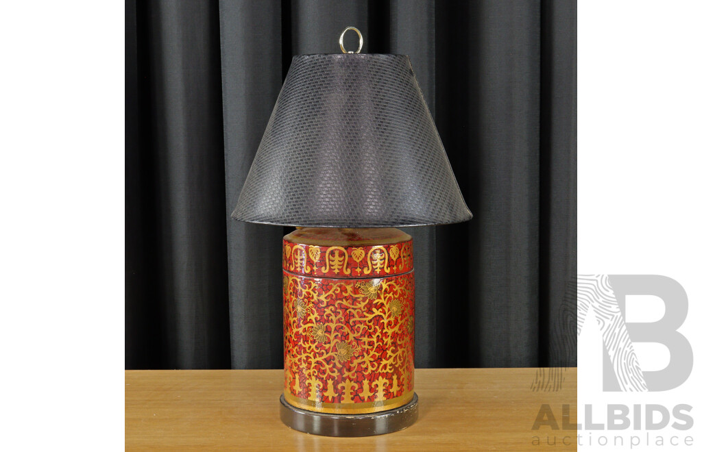 Single Vintage Canister Lamp