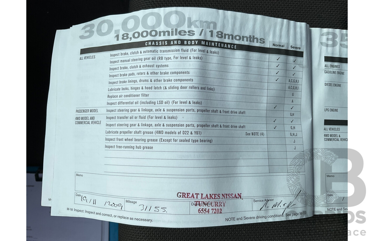 3/2008 Nissan Navara ST-X (4x4) D40 Dual Cab P/Up Arctic White Turbo Diesel 2.5L