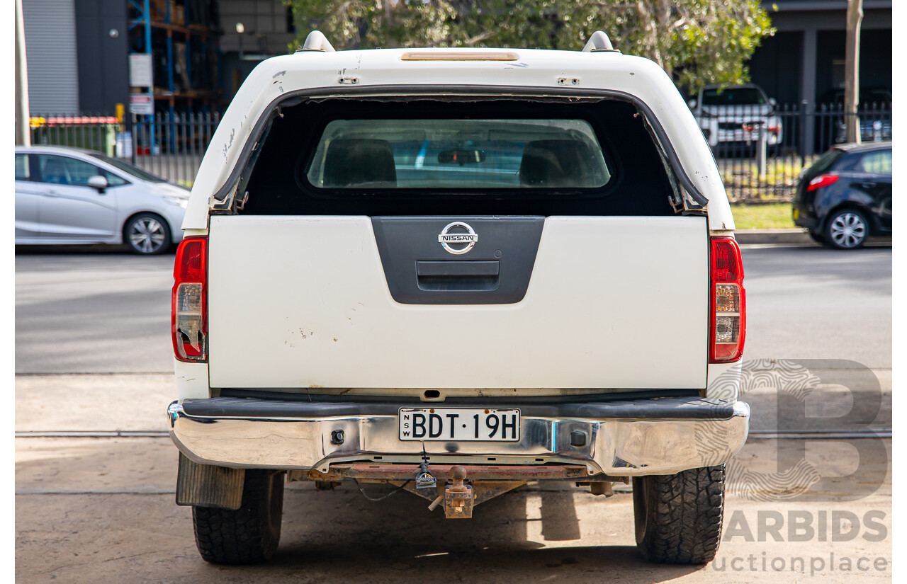 3/2008 Nissan Navara ST-X (4x4) D40 Dual Cab P/Up Arctic White Turbo Diesel 2.5L