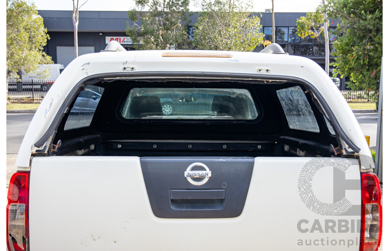 3/2008 Nissan Navara ST-X (4x4) D40 Dual Cab P/Up Arctic White Turbo Diesel 2.5L