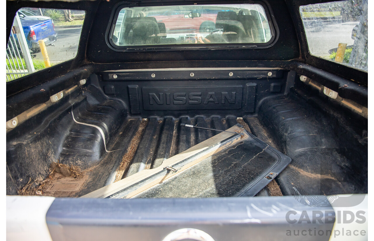 3/2008 Nissan Navara ST-X (4x4) D40 Dual Cab P/Up Arctic White Turbo Diesel 2.5L