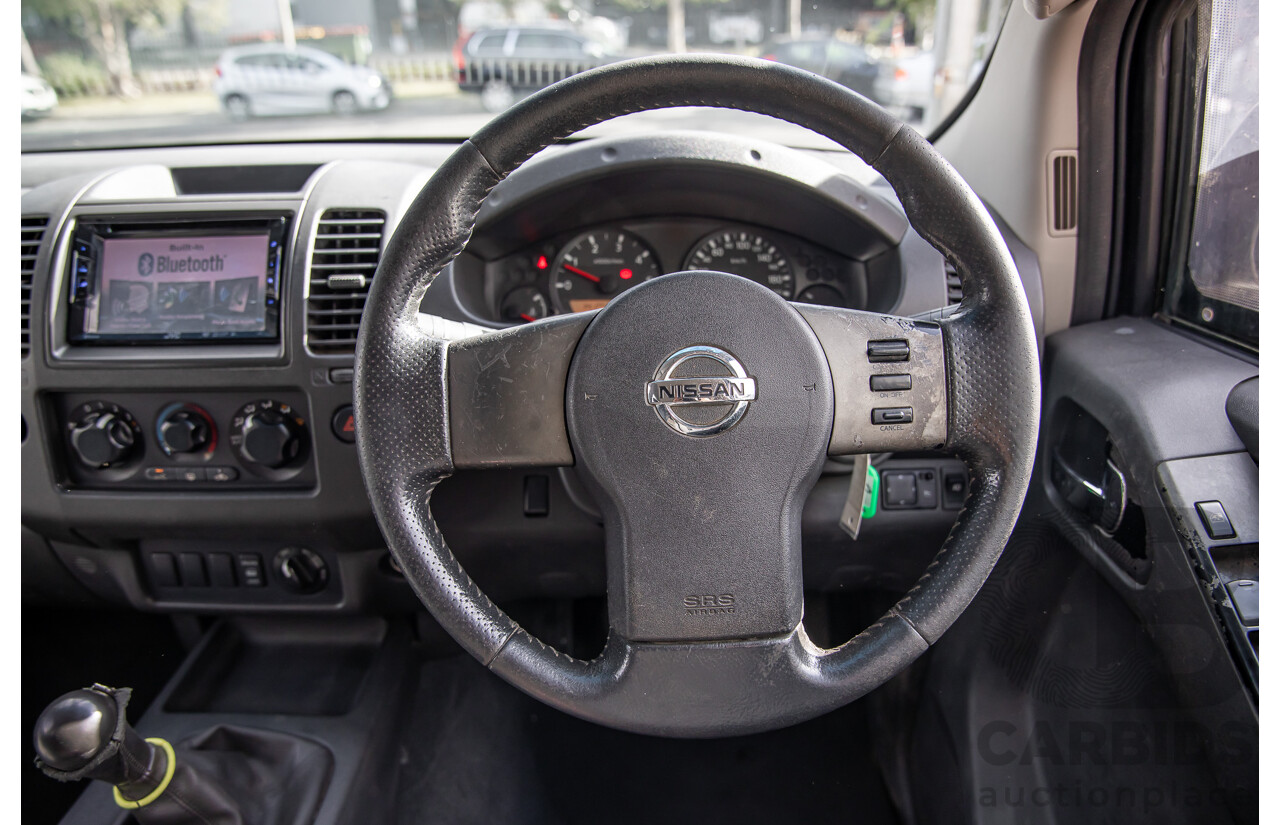 3/2008 Nissan Navara ST-X (4x4) D40 Dual Cab P/Up Arctic White Turbo Diesel 2.5L