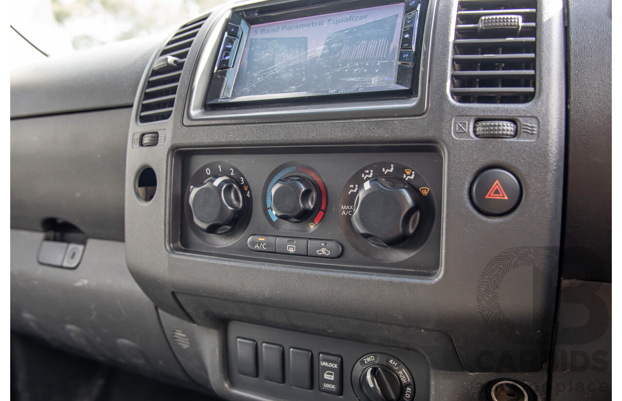 3/2008 Nissan Navara ST-X (4x4) D40 Dual Cab P/Up Arctic White Turbo Diesel 2.5L