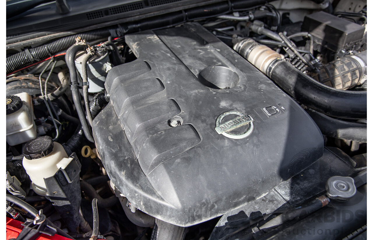 3/2008 Nissan Navara ST-X (4x4) D40 Dual Cab P/Up Arctic White Turbo Diesel 2.5L