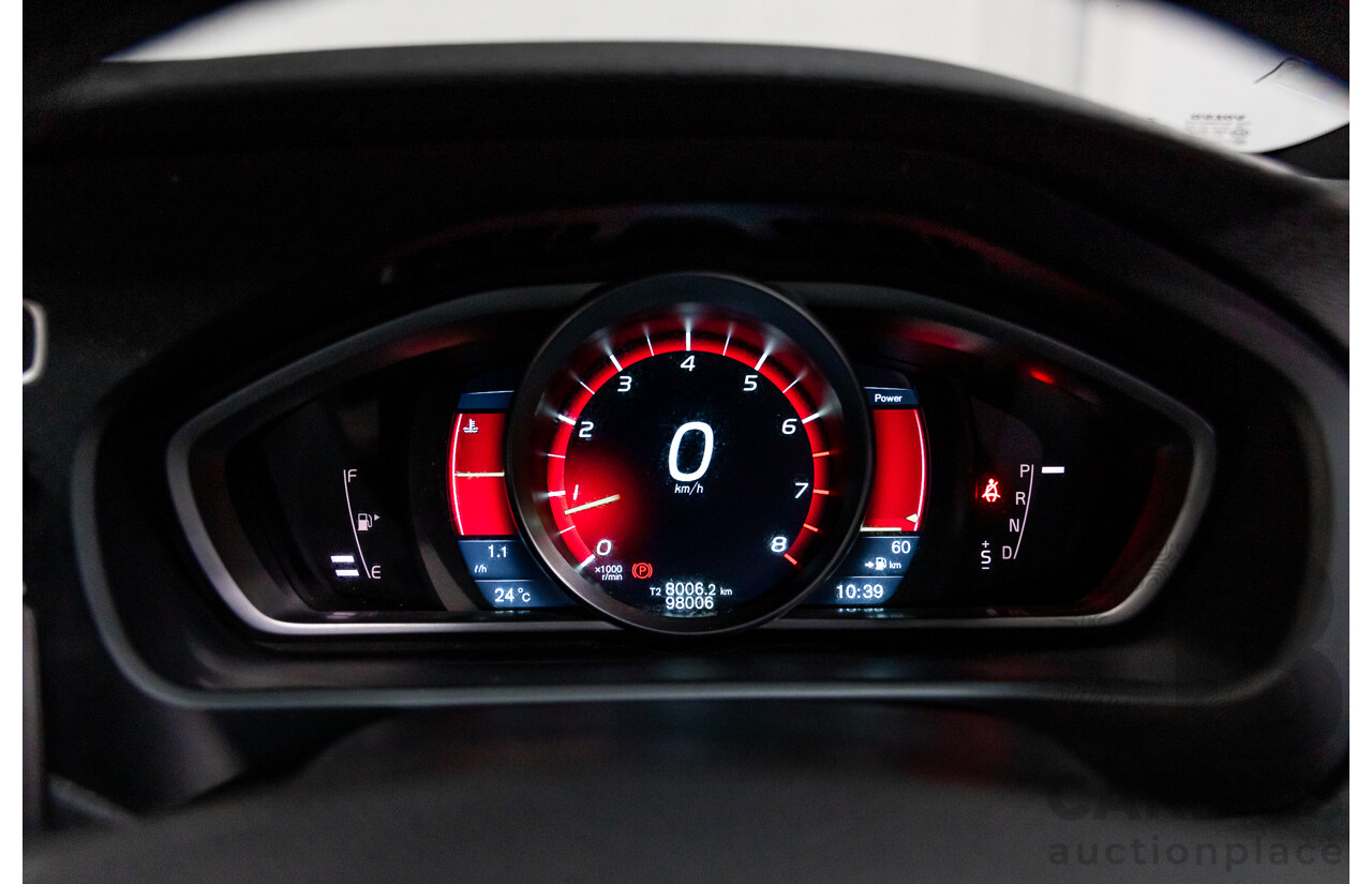 10/2013 Volvo V40 T5 R-Design M MY14 5d Hatchback Passion Red Turbo 2.5L