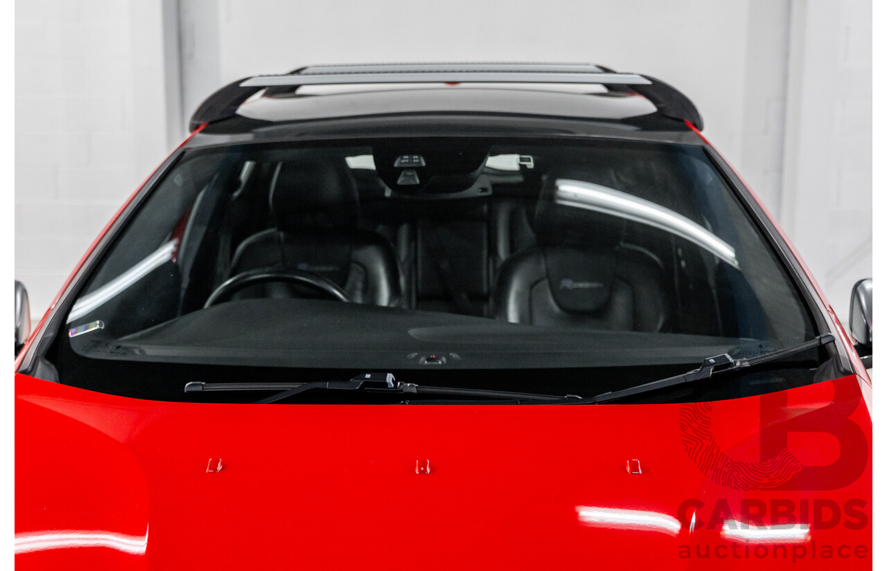 10/2013 Volvo V40 T5 R-Design M MY14 5d Hatchback Passion Red Turbo 2.5L