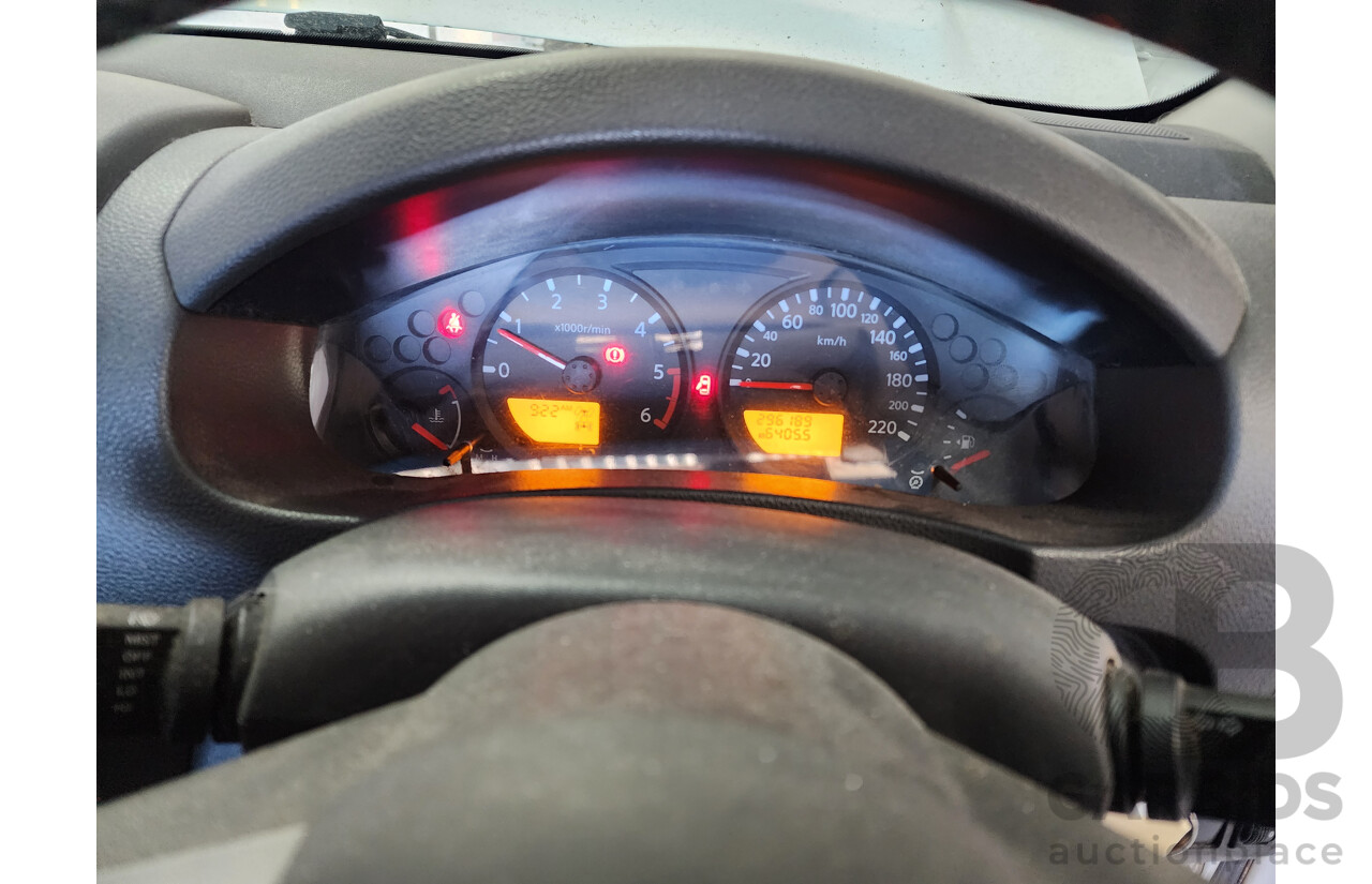6/2010 Nissan Navara ST (4x4) D40 Dual Cab P/Up White 2.5L