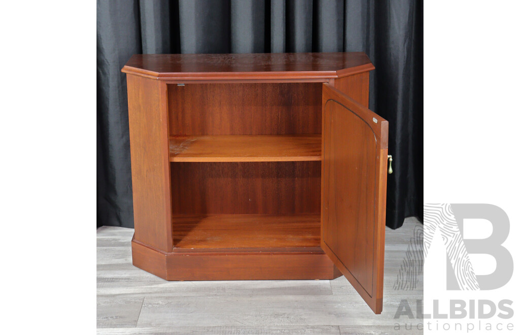 Modern Parker Cabinet with Arch Mirror