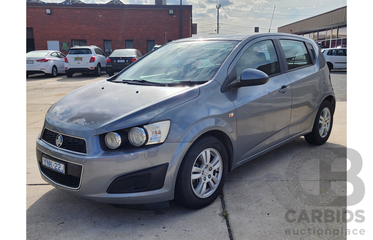 10/2012 Holden Barina TM 5d Hatchback Grey 1.6L