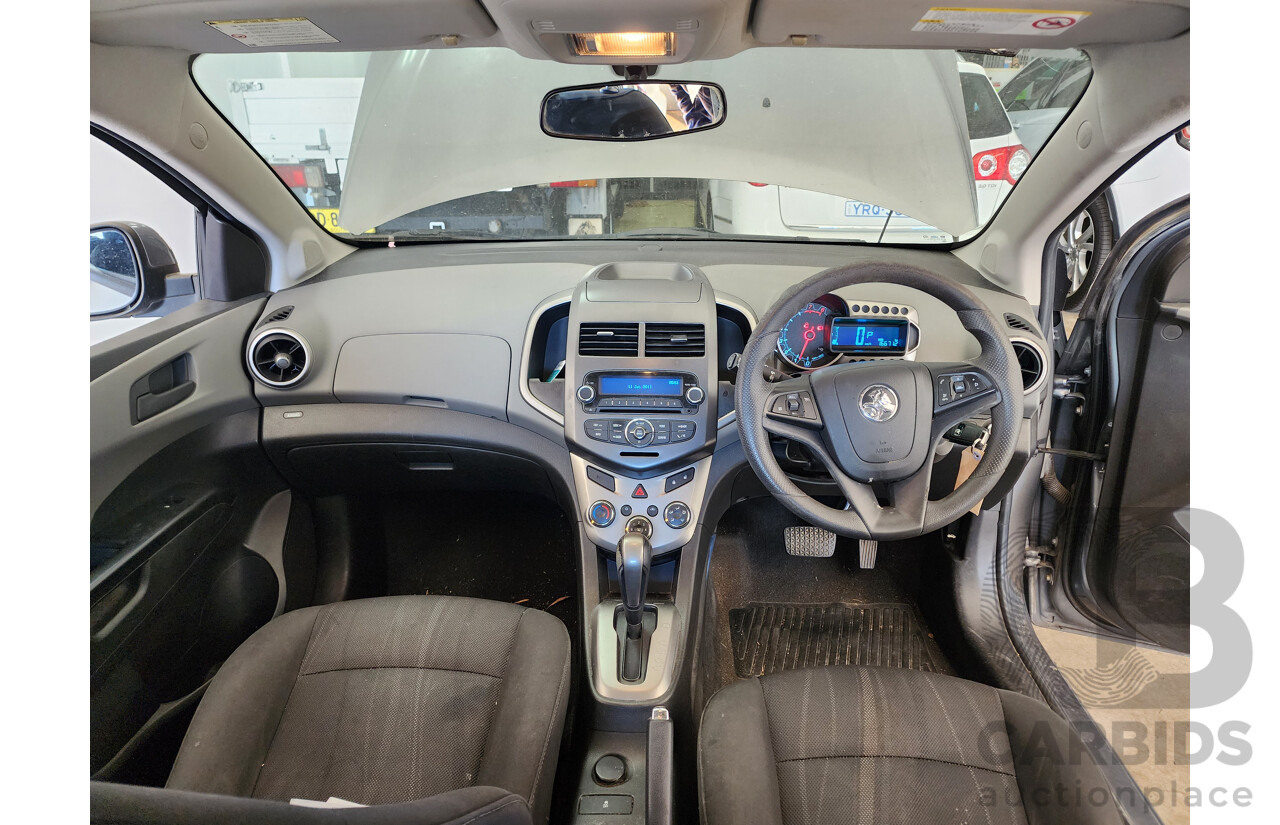 10/2012 Holden Barina  TM 5d Hatchback Grey 1.6L