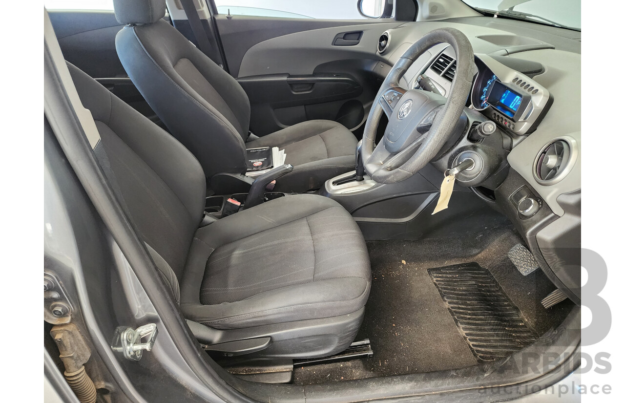 10/2012 Holden Barina  TM 5d Hatchback Grey 1.6L