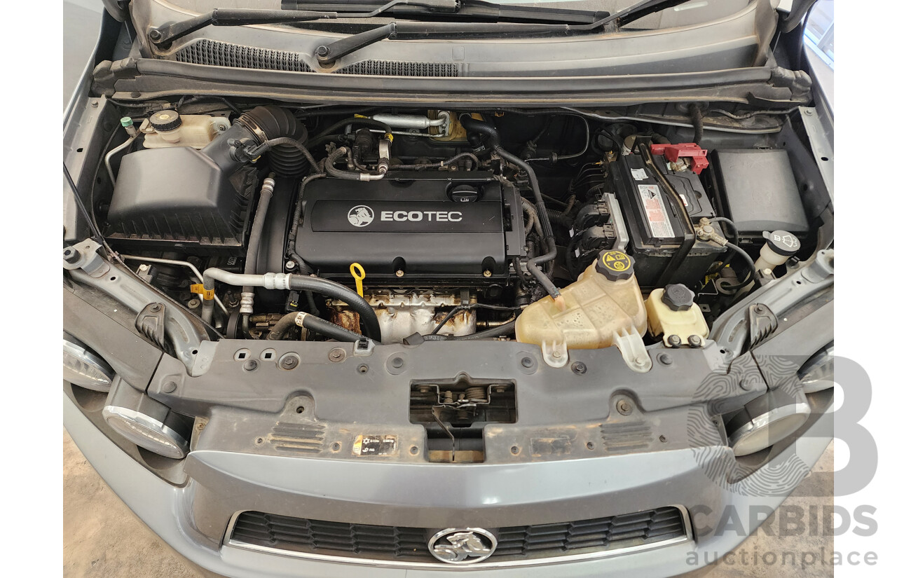 10/2012 Holden Barina  TM 5d Hatchback Grey 1.6L