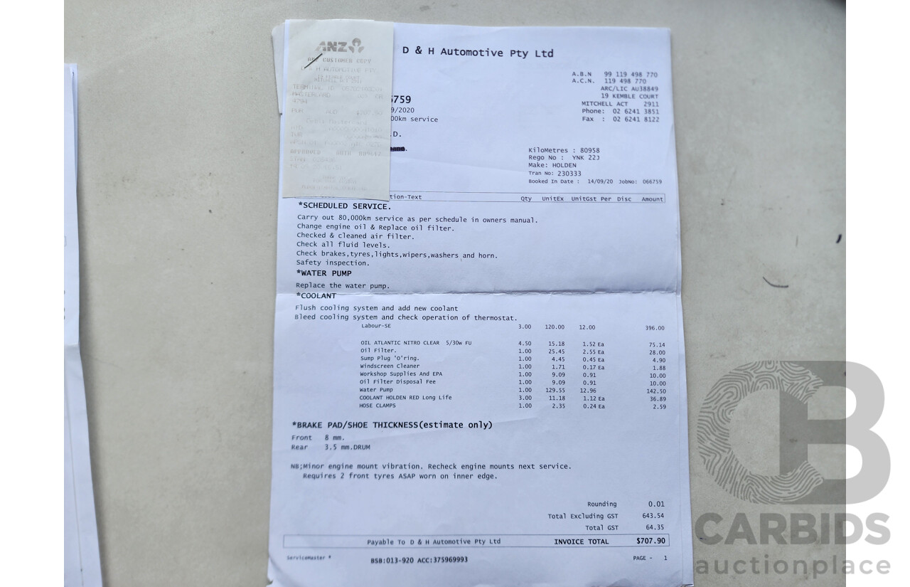 10/2012 Holden Barina  TM 5d Hatchback Grey 1.6L