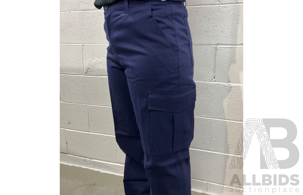 KING VALLEY Workwear Cargo Pants Mens / Unisex Size 82R - Lot of 20