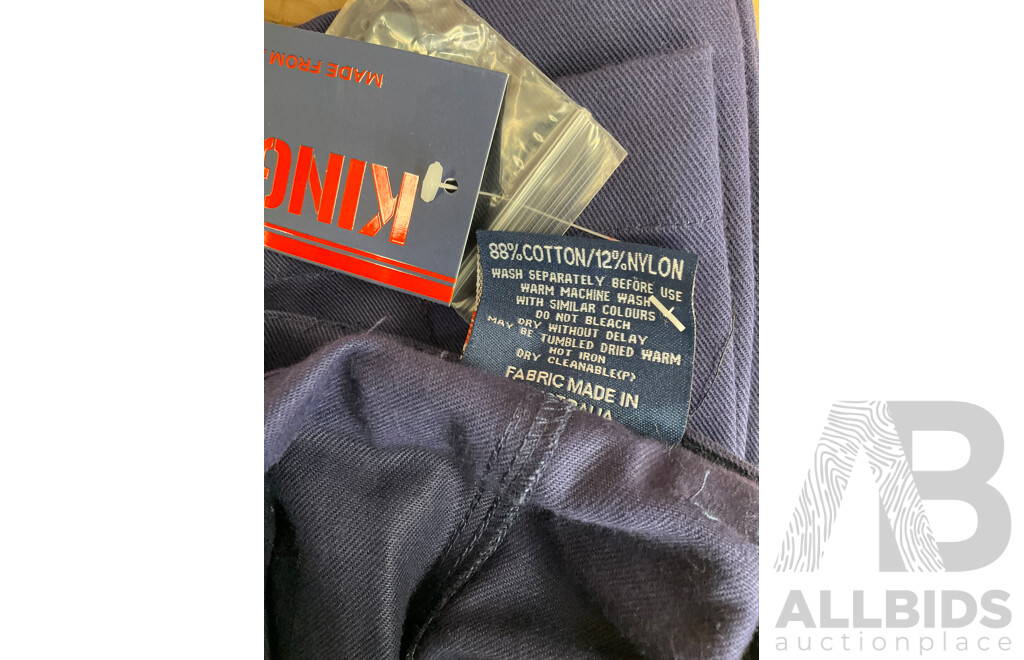 KING VALLEY Workwear Cargo Pants Mens / Unisex Size 77R - Lot of 20