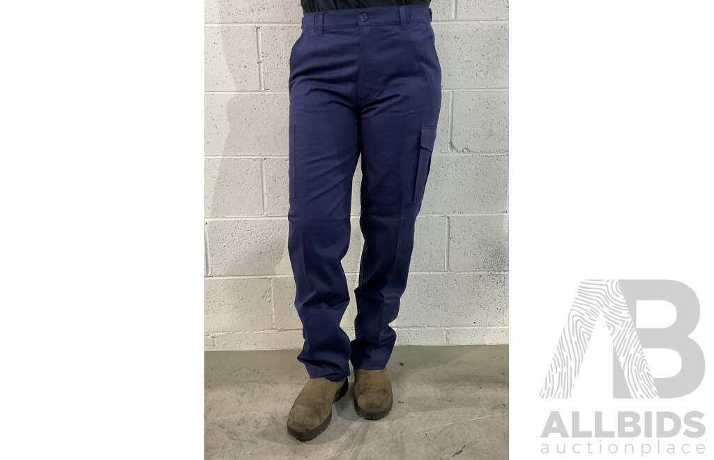 KING VALLEY Workwear Cargo Pants Mens / Unisex Size 87R - Lot of 20