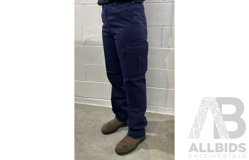 KING VALLEY Workwear Cargo Pants Mens / Unisex Size 87R - Lot of 20