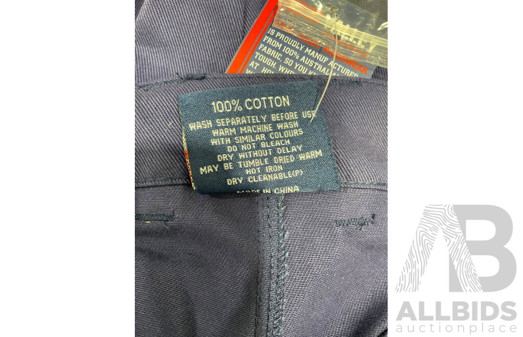 KING VALLEY Workwear Cargo Pants Mens / Unisex Size 112R - Lot of 20