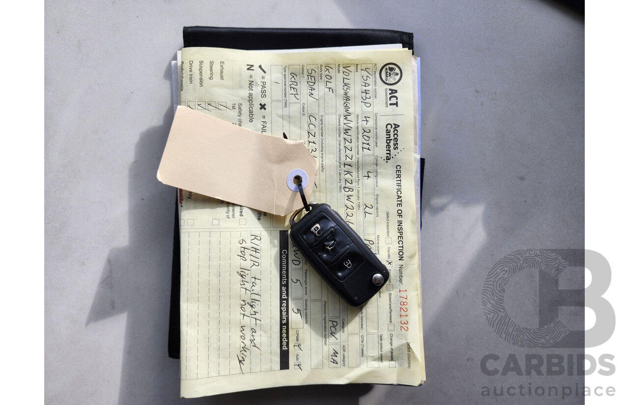 4/2011 Volkswagen Golf GTi 1K MY11 5d Hatchback Grey 2.0L