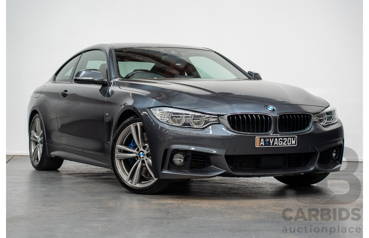09/2014 BMW 435i M-Sport Pack F32 2D Coupe Mineral Grey Metallic Turbo 3.0L