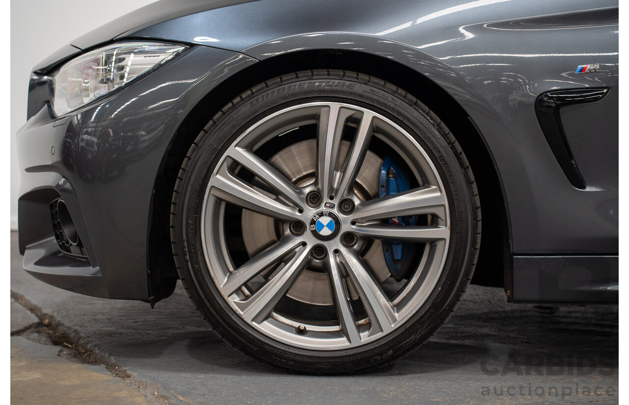 09/2014 BMW 435i M-Sport Pack F32 2D Coupe Mineral Grey Metallic Turbo 3.0L