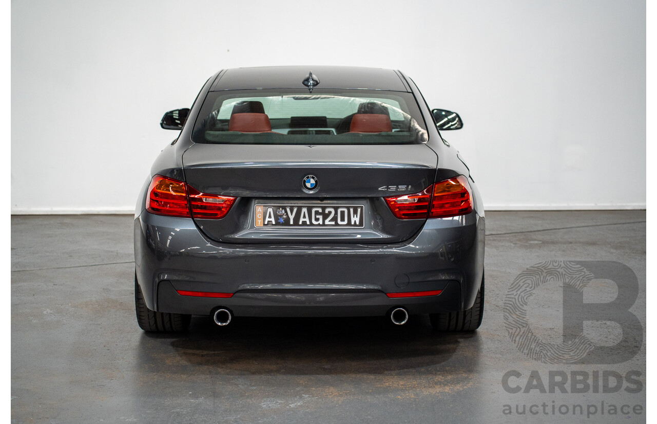 09/2014 BMW 435i M-Sport Pack F32 2D Coupe Mineral Grey Metallic Turbo 3.0L