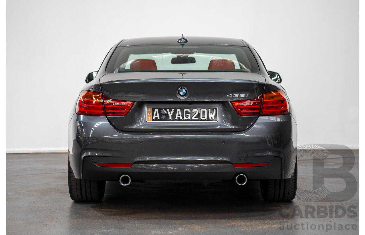 09/2014 BMW 435i M-Sport Pack F32 2D Coupe Mineral Grey Metallic Turbo 3.0L