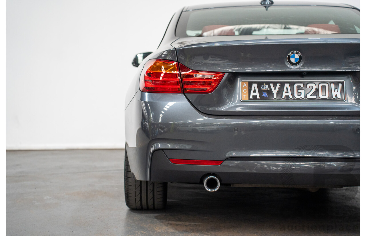 09/2014 BMW 435i M-Sport Pack F32 2D Coupe Mineral Grey Metallic Turbo 3.0L