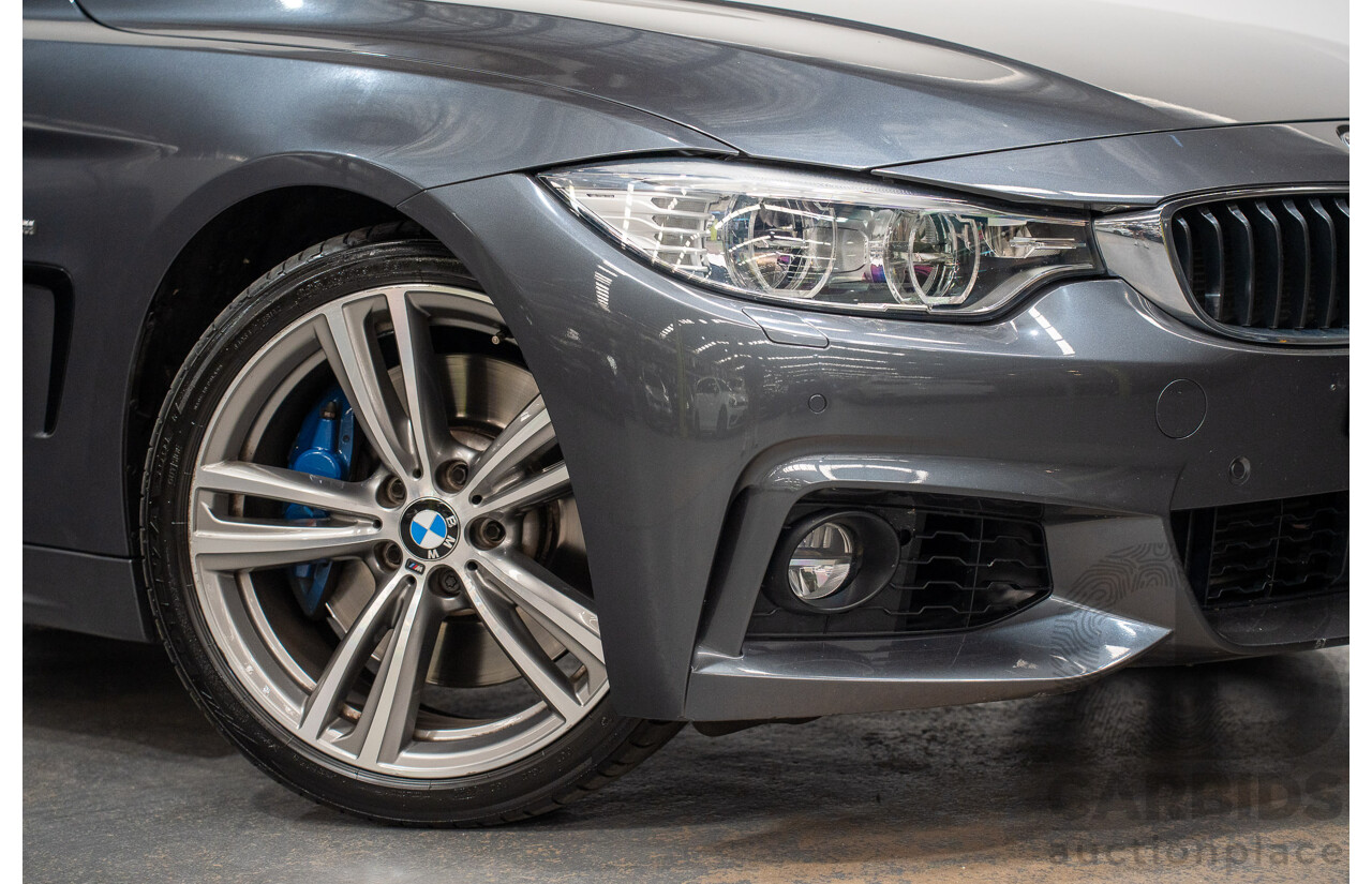 09/2014 BMW 435i M-Sport Pack F32 2D Coupe Mineral Grey Metallic Turbo 3.0L