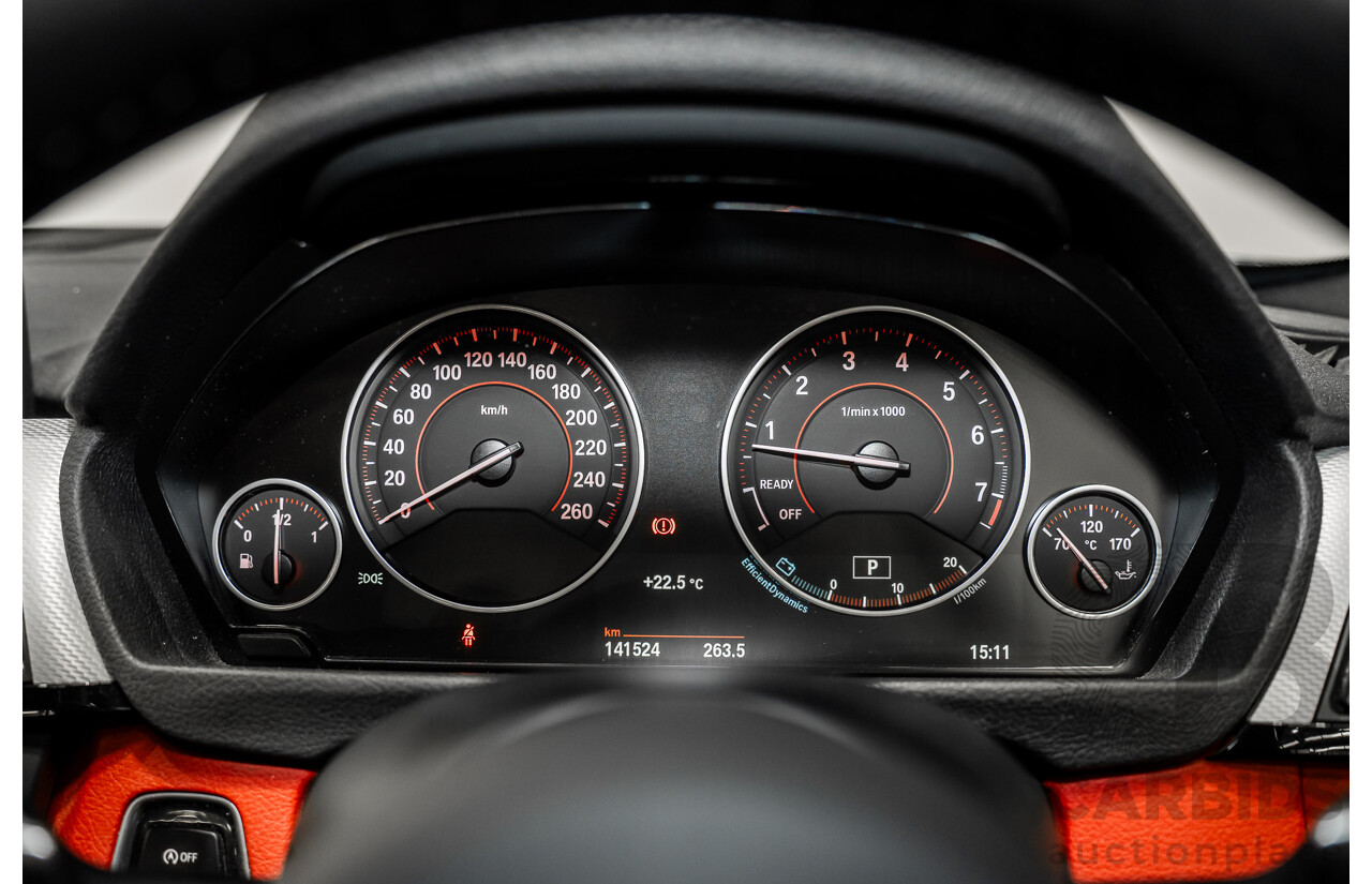 09/2014 BMW 435i M-Sport Pack F32 2D Coupe Mineral Grey Metallic Turbo 3.0L