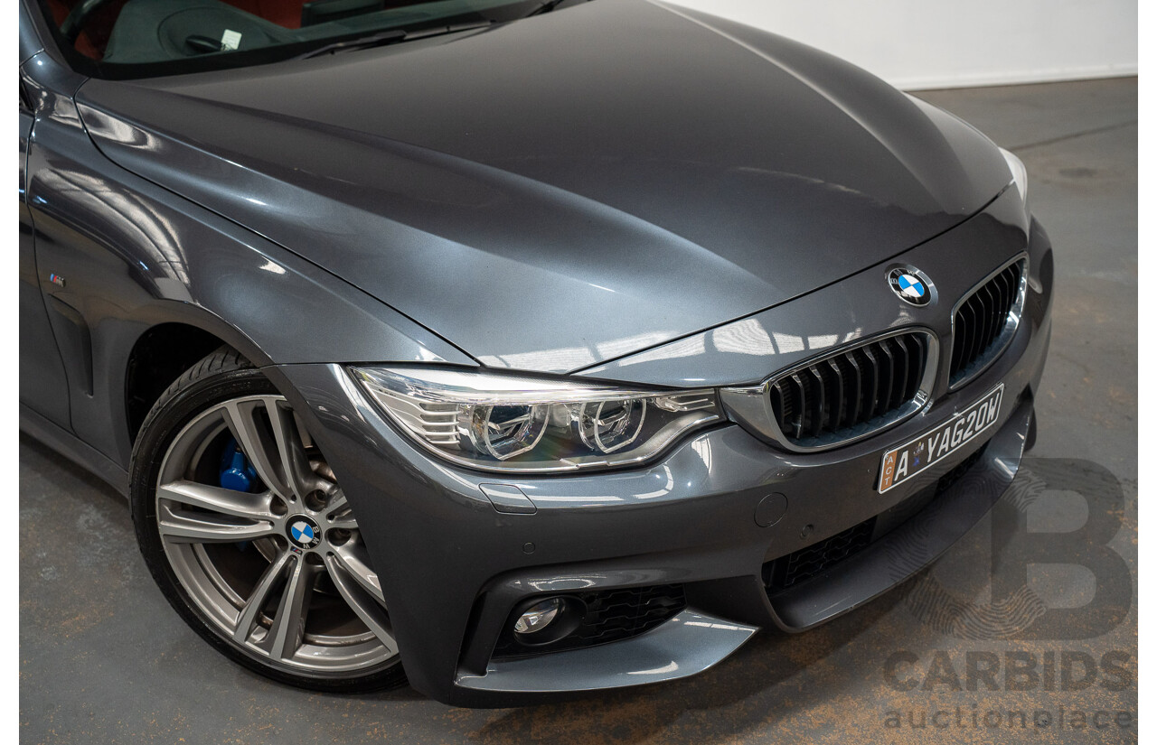 09/2014 BMW 435i M-Sport Pack F32 2D Coupe Mineral Grey Metallic Turbo 3.0L