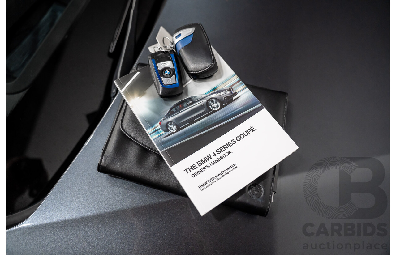 09/2014 BMW 435i M-Sport Pack F32 2D Coupe Mineral Grey Metallic Turbo 3.0L