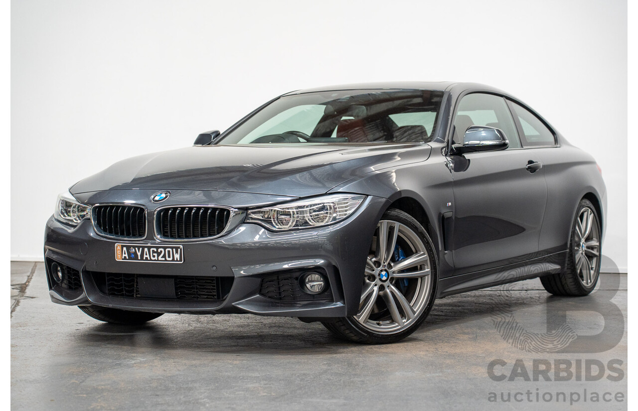 09/2014 BMW 435i M-Sport Pack F32 2D Coupe Mineral Grey Metallic Turbo 3.0L