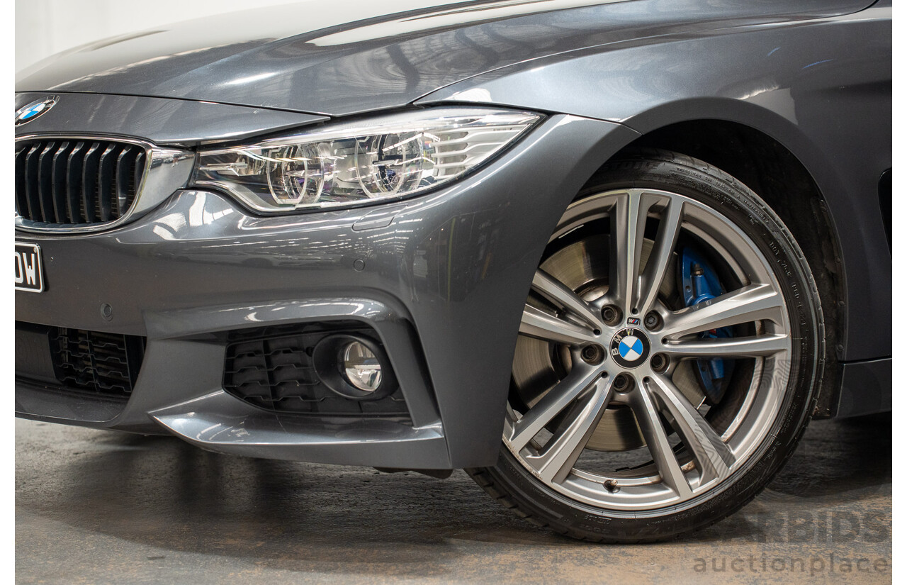 09/2014 BMW 435i M-Sport Pack F32 2D Coupe Mineral Grey Metallic Turbo 3.0L