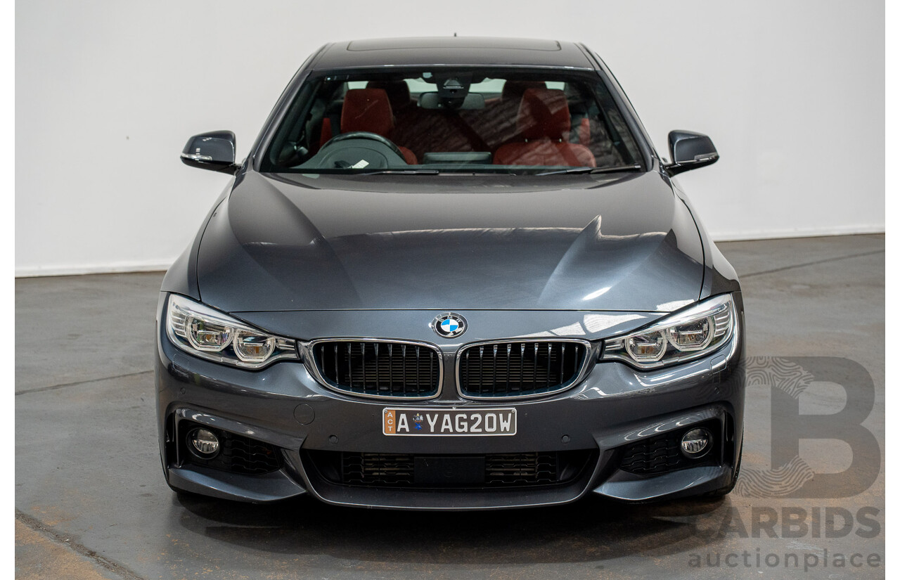 09/2014 BMW 435i M-Sport Pack F32 2D Coupe Mineral Grey Metallic Turbo 3.0L