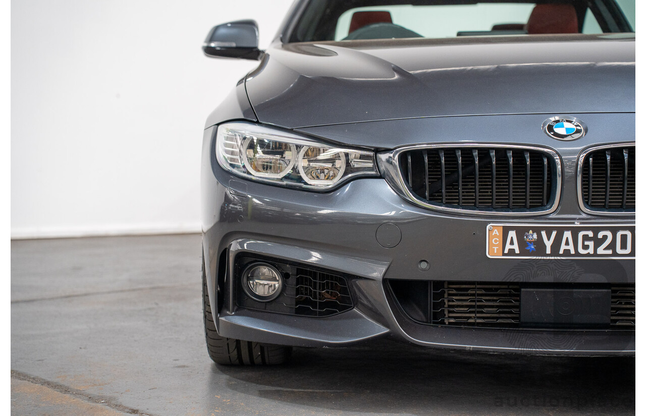 09/2014 BMW 435i M-Sport Pack F32 2D Coupe Mineral Grey Metallic Turbo 3.0L