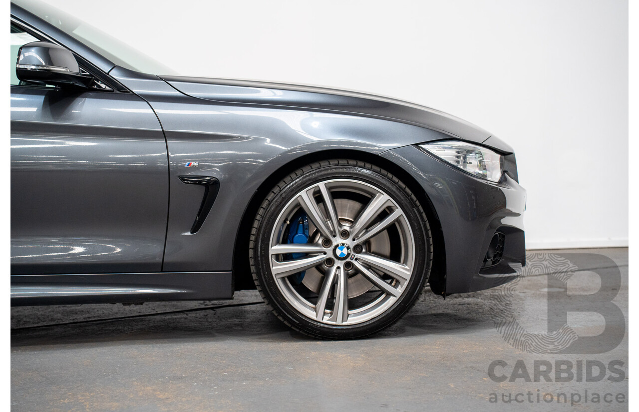 09/2014 BMW 435i M-Sport Pack F32 2D Coupe Mineral Grey Metallic Turbo 3.0L