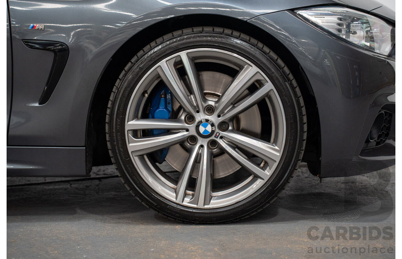 09/2014 BMW 435i M-Sport Pack F32 2D Coupe Mineral Grey Metallic Turbo 3.0L