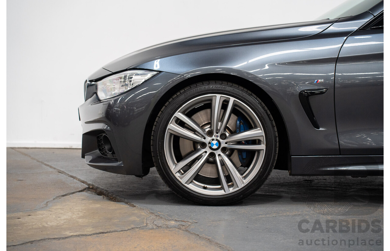 09/2014 BMW 435i M-Sport Pack F32 2D Coupe Mineral Grey Metallic Turbo 3.0L