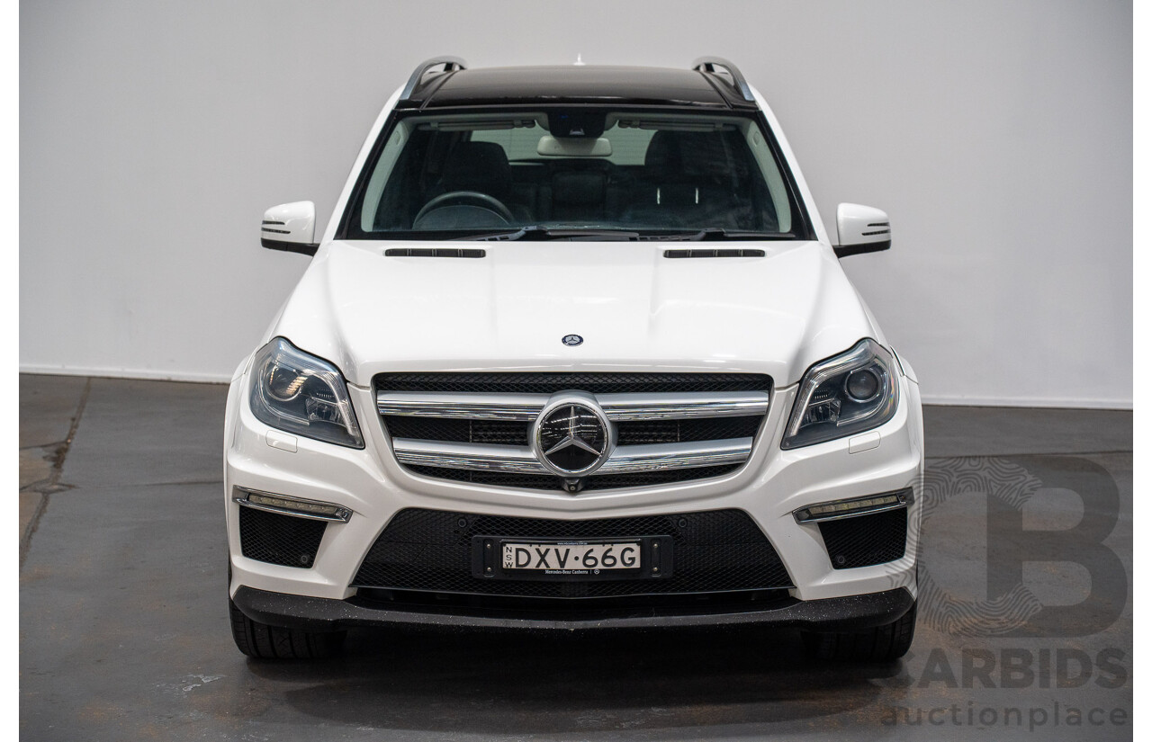 12/2013 Mercedes-Benz GL350 AMG Pack BLUETEC (AWD) X166 4D Wagon Polar White Turbo Diesel 3.0L - 7 Seats