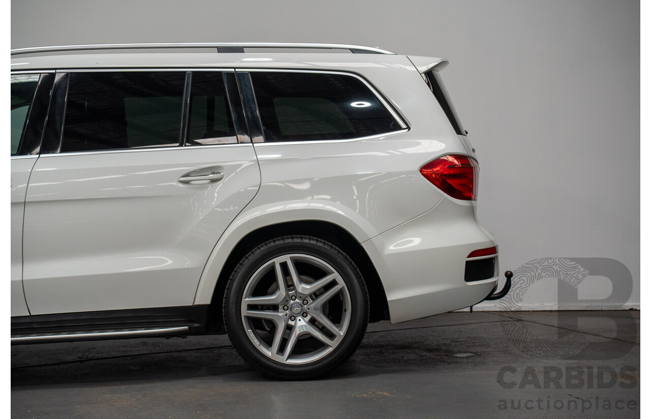 12/2013 Mercedes-Benz GL350 AMG Pack BLUETEC (AWD) X166 4D Wagon Polar White Turbo Diesel 3.0L - 7 Seats