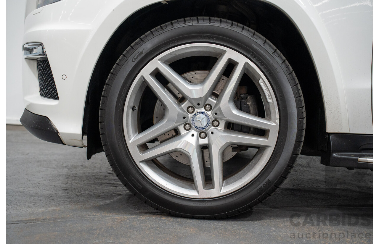 12/2013 Mercedes-Benz GL350 AMG Pack BLUETEC (AWD) X166 4D Wagon Polar White Turbo Diesel 3.0L - 7 Seats