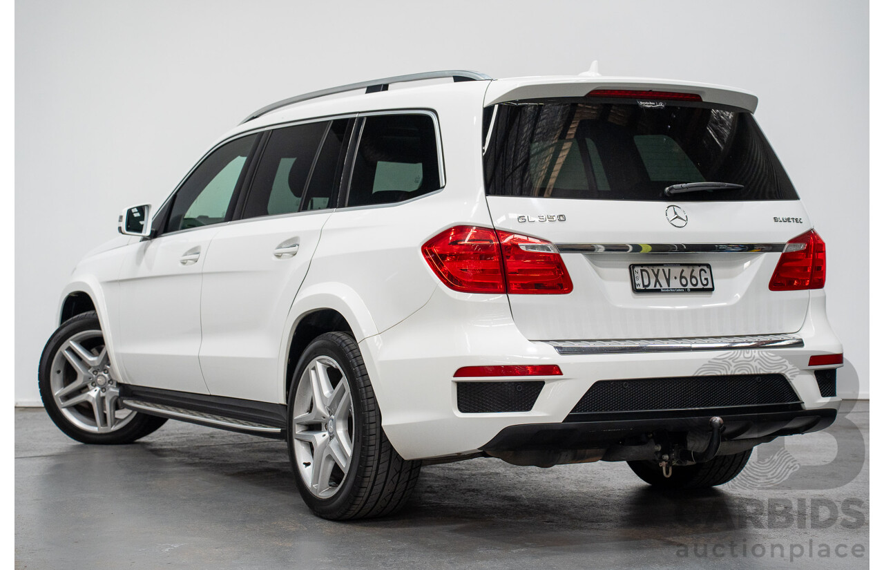 12/2013 Mercedes-Benz GL350 AMG Pack BLUETEC (AWD) X166 4D Wagon Polar White Turbo Diesel 3.0L - 7 Seats