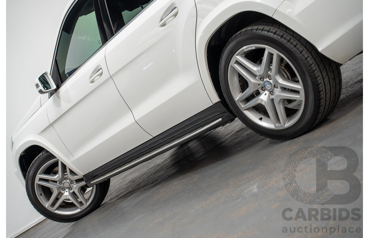 12/2013 Mercedes-Benz GL350 AMG Pack BLUETEC (AWD) X166 4D Wagon Polar White Turbo Diesel 3.0L - 7 Seats
