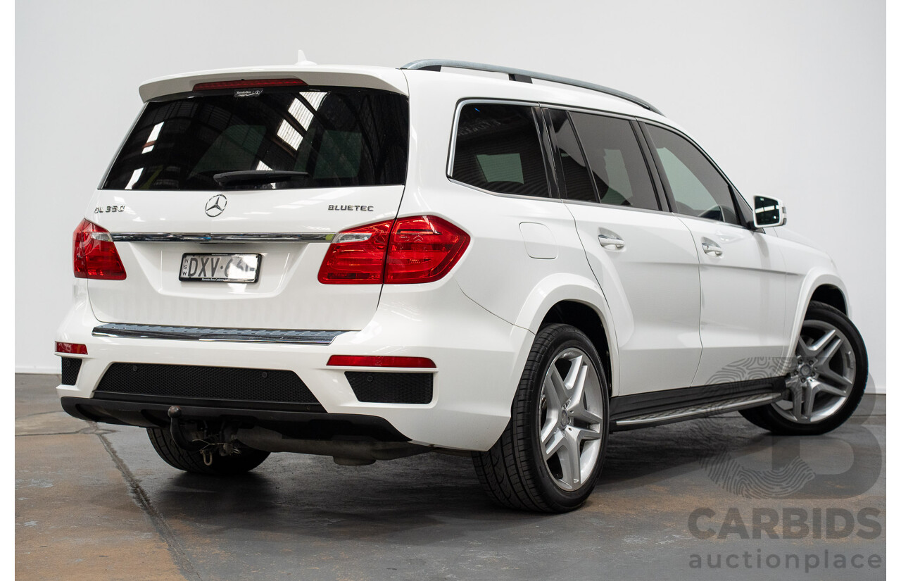 12/2013 Mercedes-Benz GL350 AMG Pack BLUETEC (AWD) X166 4D Wagon Polar White Turbo Diesel 3.0L - 7 Seats