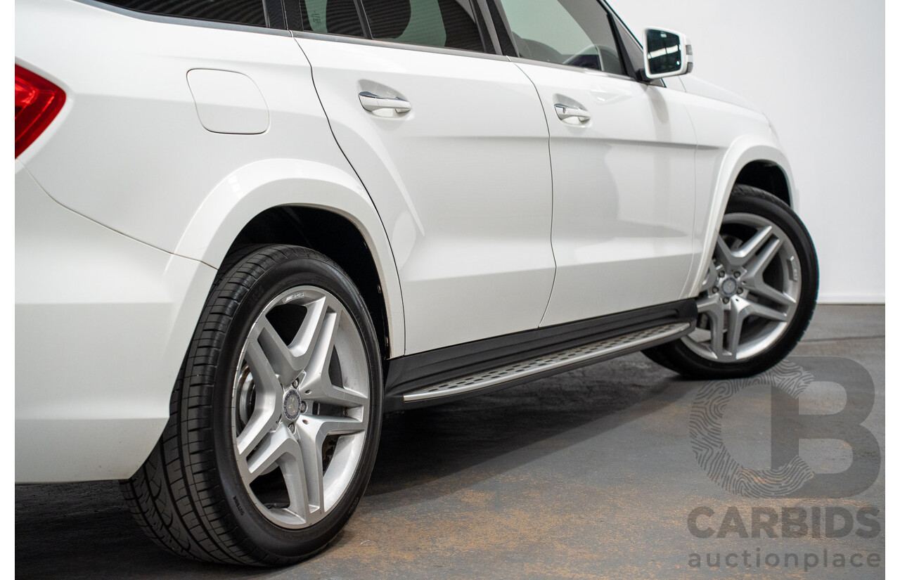 12/2013 Mercedes-Benz GL350 AMG Pack BLUETEC (AWD) X166 4D Wagon Polar White Turbo Diesel 3.0L - 7 Seats